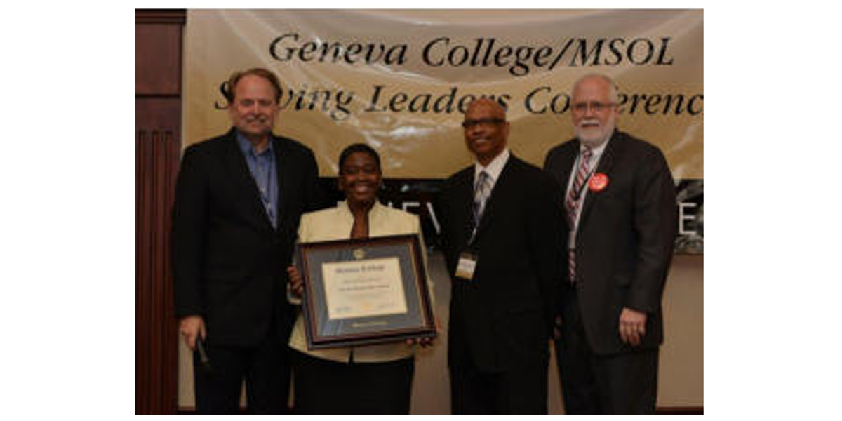 Geneva College MSOL – Serving Leader Award